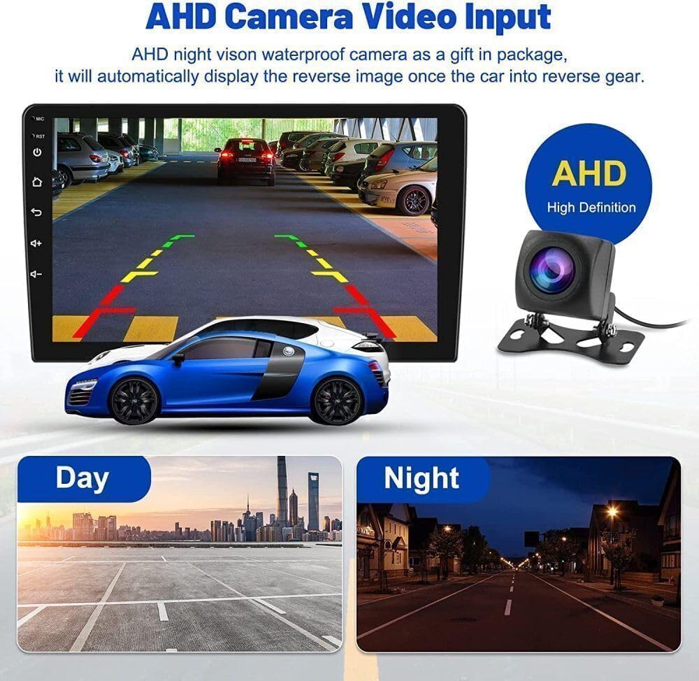 CarpartsX Android 13 Car Stereo for BMW Mini Cooper R56 (2007-2014) - 9" IPS Touchscreen, CarPlay, Android Auto, GPS, 2+32GB, AHD Camera&Mic, Bluetooth, SWC