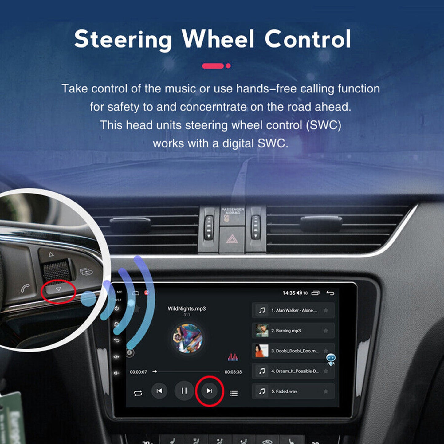 CarpartsX Android 13 Car Stereo for Honda Accord (2008-2013) - 10.1" IPS Touch Screen, CarPlay, Android Auto, 2GB+32GB, AHD Camera, SWC, MirrorLink