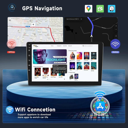 7" Android 13 Car Stereo for Qashqai 2007-2011, Frontier 2001-2011, Juke 2010-2011 – GPS Navigation, WiFi, Bluetooth, CarPlay & Android Auto