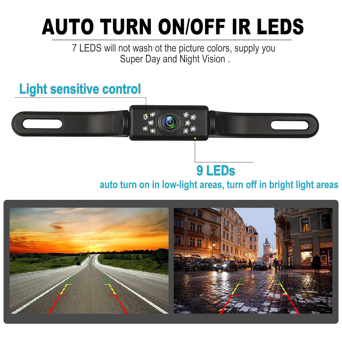CarpartsX License Plate Backup Camera