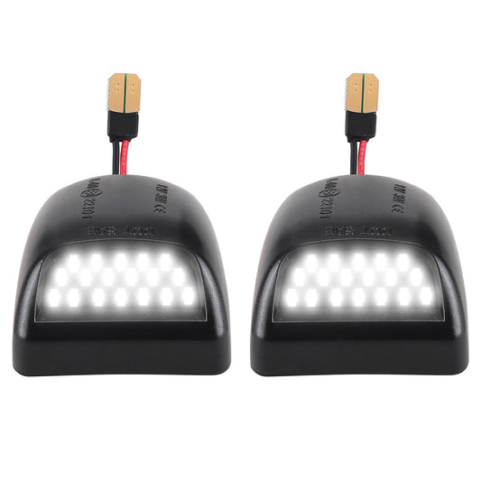 2PCS LED License Plate Light 12V, Rear View Lamp Replacement 22794700, Compatible with Chevrolet Silverado GMC Sierra Pickup Trucks