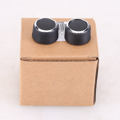CarpartsX 2PCS Rear Audio Control Knobs Compatible with Escalade, Enclave, Tahoe, Chevrolet, GMC - Part# 22912547