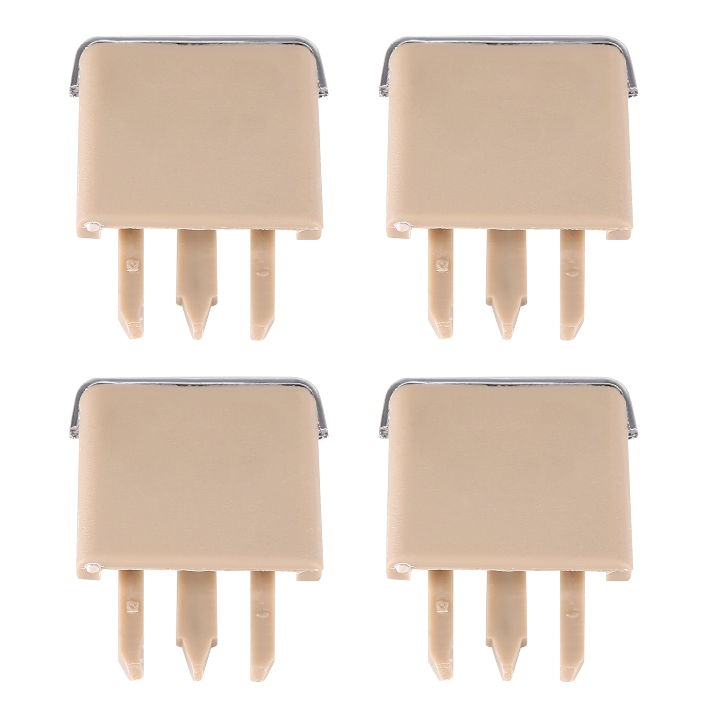 CarpartsX 4Pcs/Set Beige Auto Air Conditioning A/C Vent Blade Slice Clip Kit Compatible for Toyota Corolla