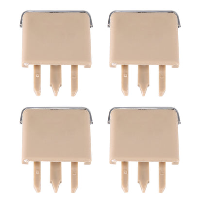 CarpartsX 4Pcs/Set Beige Auto Air Conditioning A/C Vent Blade Slice Clip Kit Compatible for Toyota Corolla