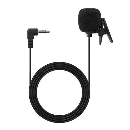 CarpartsX EKAT 3.5mm Car Microphone – Plug & Play Wired Mic with Lavalier Clip, Noise Reduction for Vehicle Head Unit, Stereo, and Radio Systems.