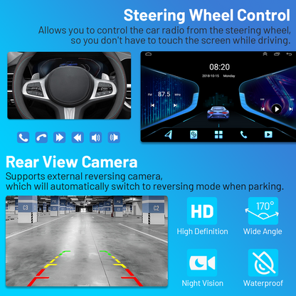 CarpartsX Android 13.0 Car Stereo Radio Player for Mercedes-Benz W204 2006-2011 8 Inch Touch Screen Car Audio Receiver with GPS Navigation Bluetooth Head Unit Supports Backup Camera, 2G+32G