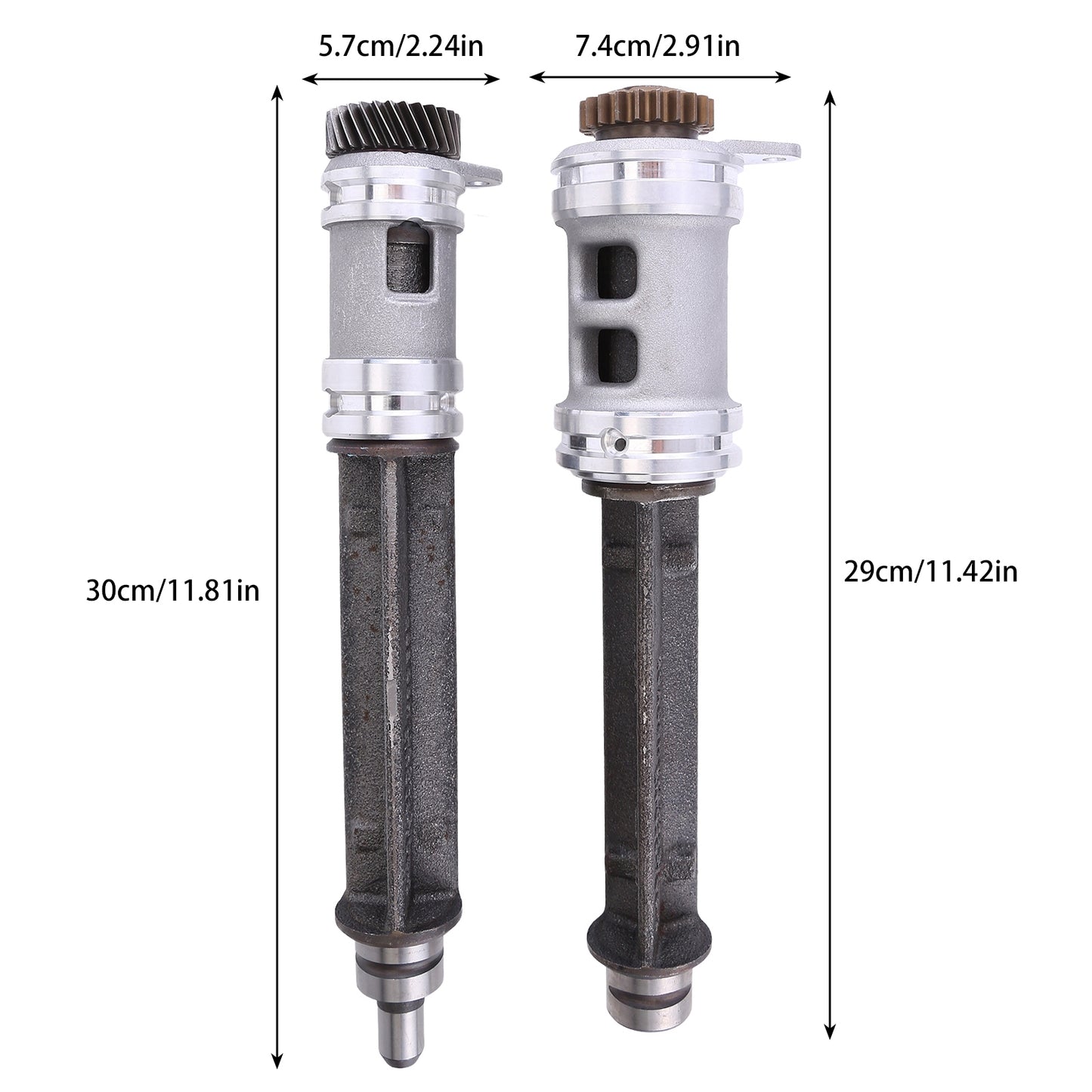 CarpartsX 2pcs Locking Torn Compensation Shaft Inlet and Exhaust Compatible for A3 A4 A6 Q3 Q5 TT Golf V Passat T5 06H198205A 06H198205C