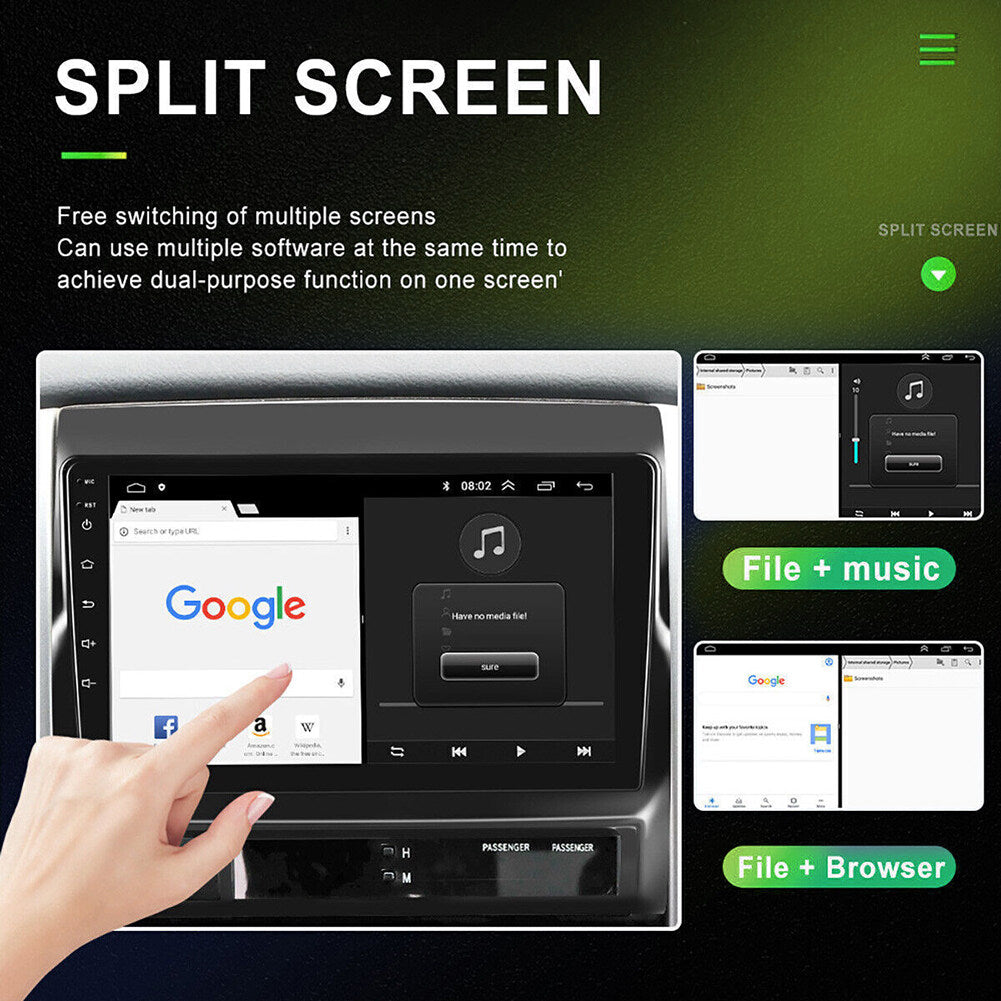 CarpartsX 2005-2013 Toyota Tacoma 9 Inch Wireless CarPlay & Android Auto Car Stereo