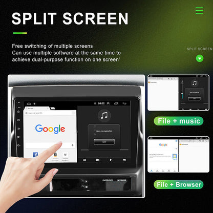 CarpartsX 2005-2013 Toyota Tacoma 9 Inch Wireless CarPlay & Android Auto Car Stereo