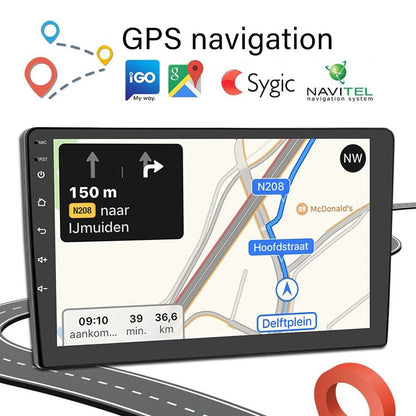 CarpartsX Android 13 Car Stereo for Honda Accord (2008-2013) - 10.1" IPS Touch Screen, CarPlay, Android Auto, 2GB+32GB, AHD Camera, SWC, MirrorLink