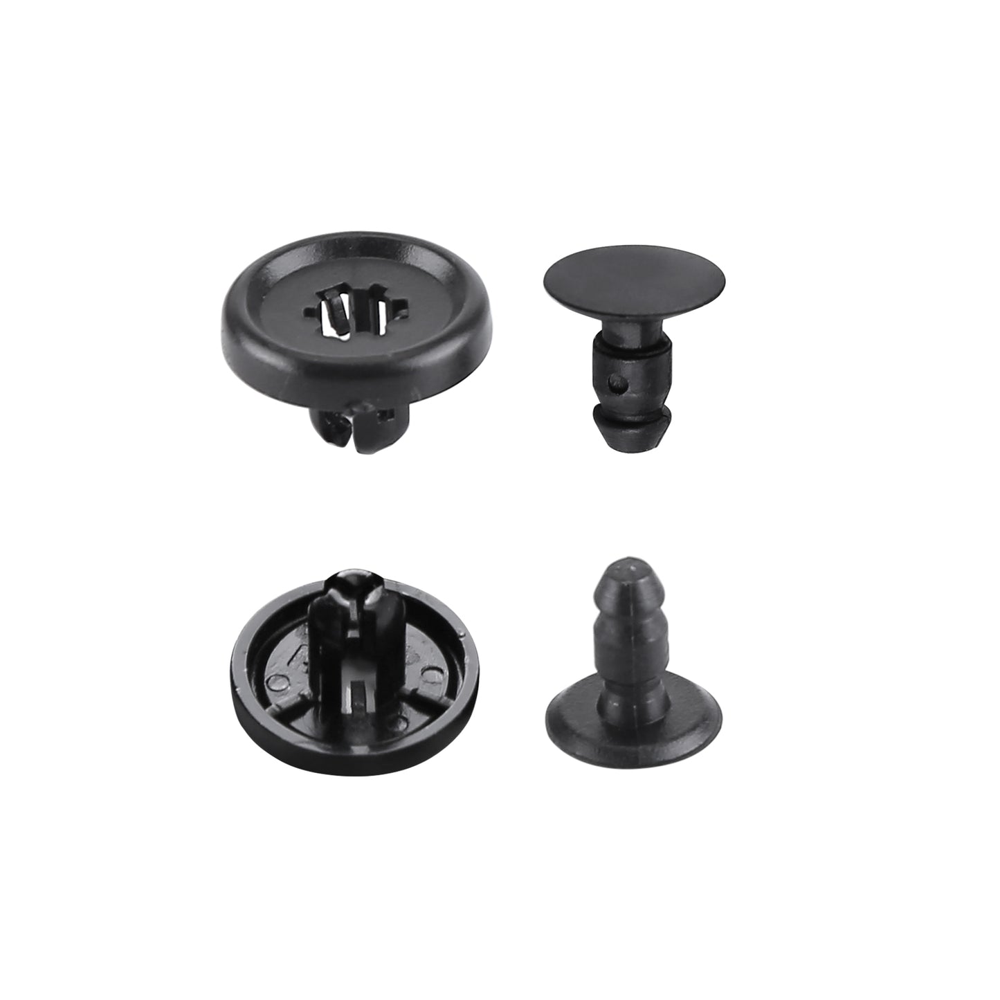 CarpartsX 100pcs Car Trim Panel Clips Bumper Pin Rivet 7 8 9mm Engine Compatible for TOYOTA & LEXUS Models