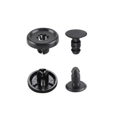 CarpartsX 100pcs Car Trim Panel Clips Bumper Pin Rivet 7 8 9mm Engine Compatible for TOYOTA & LEXUS Models