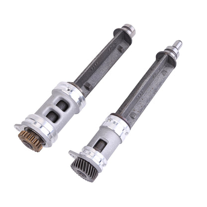 CarpartsX 2pcs Locking Torn Compensation Shaft Inlet and Exhaust Compatible for A3 A4 A6 Q3 Q5 TT Golf V Passat T5 06H198205A 06H198205C