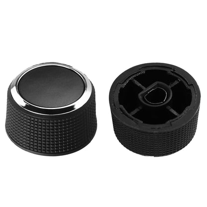 CarpartsX 2PCS Rear Audio Control Knobs Compatible with Escalade, Enclave, Tahoe, Chevrolet, GMC - Part# 22912547