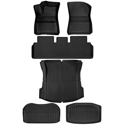 CarpartsX Foot Mat All Weather Rubber Car Floor Mats Compatible for 2020-2023 M-o-d-e-l 3
