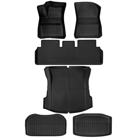 CarpartsX Foot Mat All Weather Rubber Car Floor Mats Compatible for 2020-2023 M-o-d-e-l 3