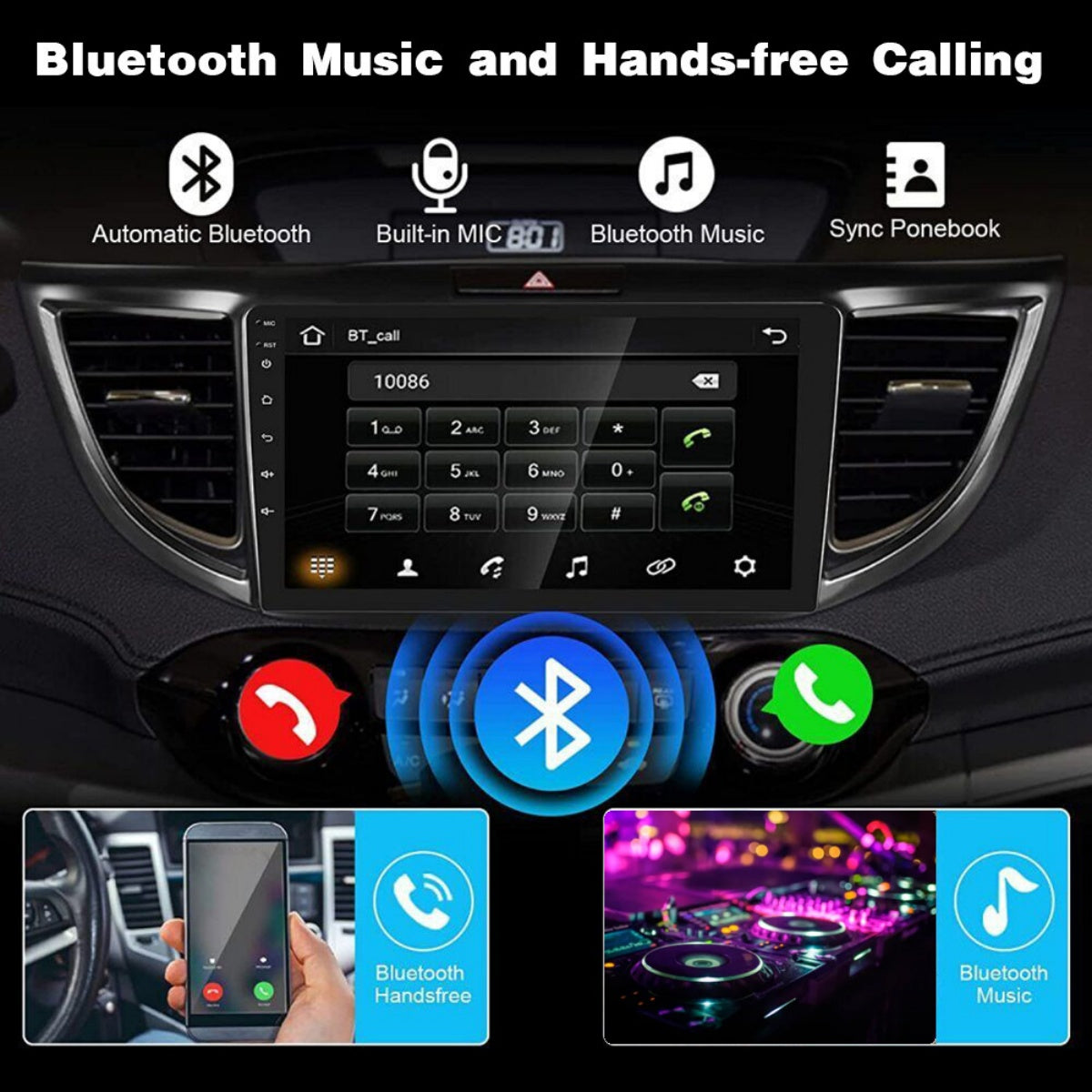 Upgrade your CR-V with a 10" Android 13 stereo featuring CarPlay, Android Auto, GPS navigation, Bluetooth, WiFi & FM/RDS for smarter driving.
