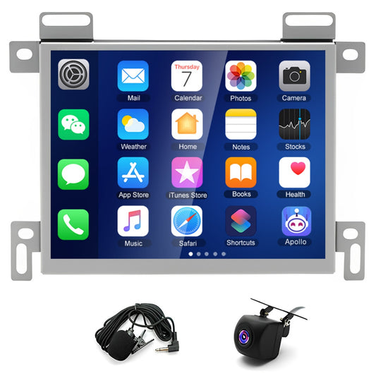 8" Android 14 Car Stereo for Jeep Grand Cherokee / Ram / Wrangler 2015–2021 – 2GB+32GB, Apple CarPlay & Android Auto, GPS, Bluetooth, WiFi, FM/RDS, SWC, AHD Camera