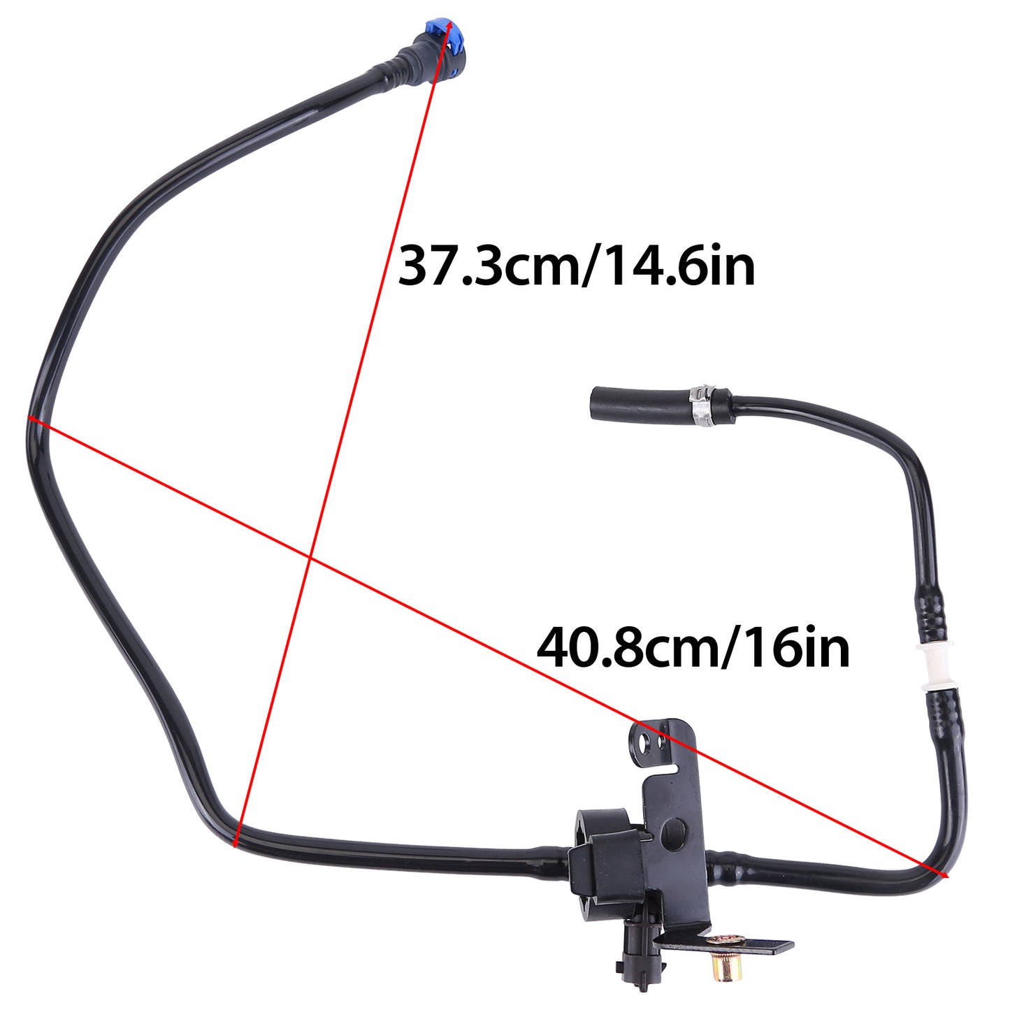 CarpartsX For Ford Fiesta 1.6L Fuel Line Fuel Evaporative Emissions Line Hose D2BZ-9C047-F