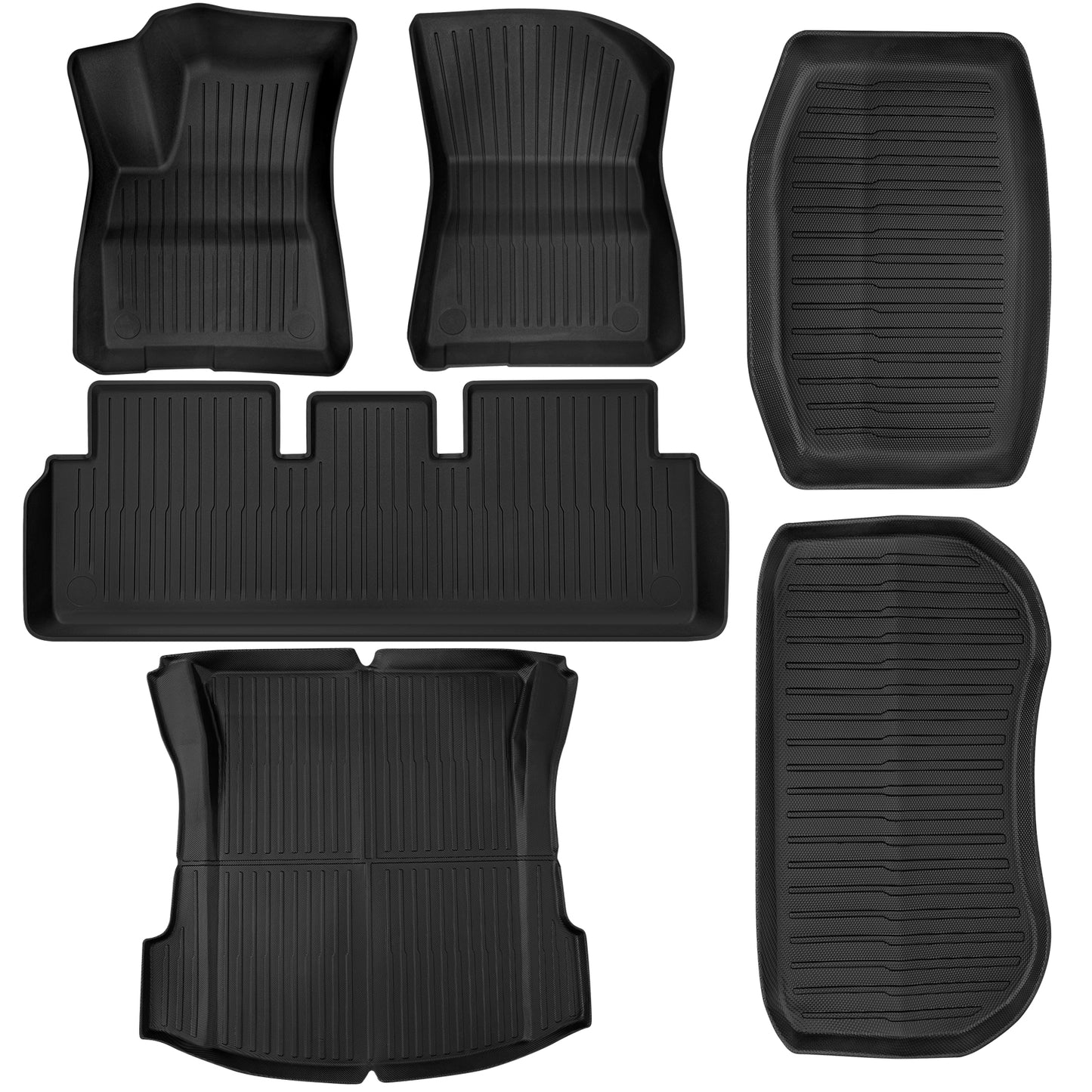 CarpartsX Foot Mat All Weather Rubber Car Floor Mats Compatible for 2020-2023 M-o-d-e-l 3