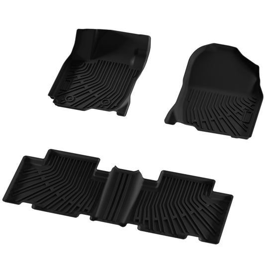 3PCS Car Floor Mats for RAV4 2007-2012 – All-Weather Waterproof Heavy-Duty Floor Liners, Flexible & Easy to Clean