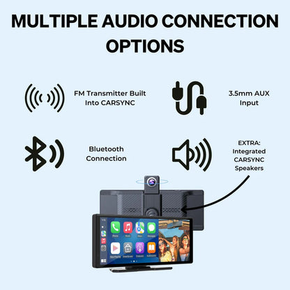 CarpartsX  Wireless Car Stereo Carplay With Dual Cameras