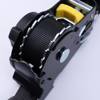 CarpartsX XiangE 2Pcs Retractable Ratchet Straps - Auto-Lock 1500lbs Capacity for Motorcycle Truck SUV Cargo Secure Tie Down Solution with S-Hooks