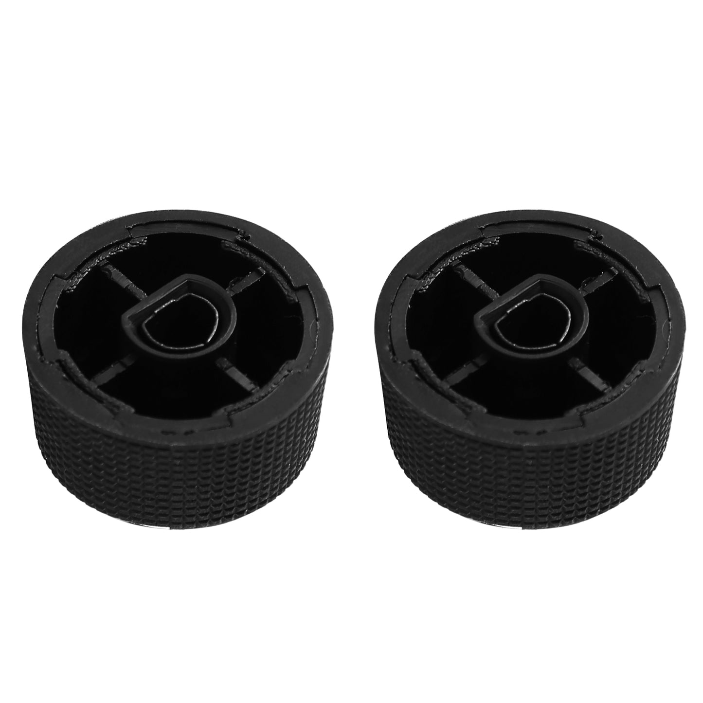CarpartsX 2PCS Rear Audio Control Knobs Compatible with Escalade, Enclave, Tahoe, Chevrolet, GMC - Part# 22912547