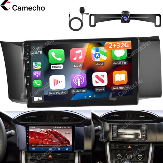 CarpartsX Applicable to 12-16 Subaru BRZ (left peptide) Android 13 car navigation 9 inches built-in Carplay + Android auto / 2 + 32G + short license plate