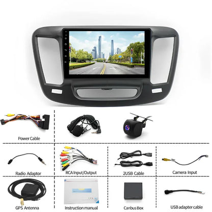 CarpartsX 9" Wireless Carplay Android Auto Car Radio for Chrysler 200 200C 200S 2015-2019 Android13 Stereo with Touch Screen Support SWC WiFi DSP Bluetooth 4+64G