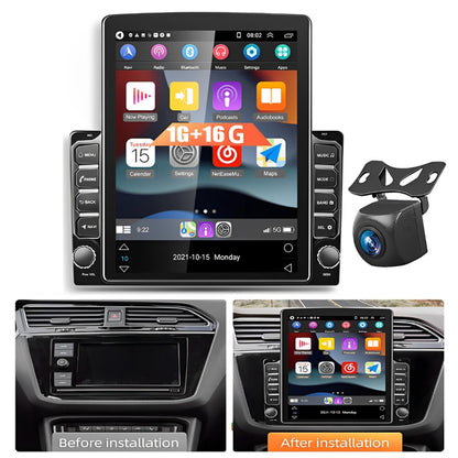 9.7" Double Din Car Stereo for Chevy Impala 2014–2020 – GPS Navigation, Wireless Apple CarPlay, Bluetooth, WiFi, SWC & Backup Camera Support