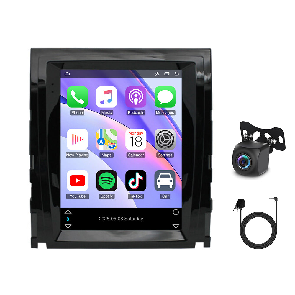 CarpartsX Applicable to 07-12 Cadillac Escalade/SLS Android 13 car navigation 9.7 inches built-in Carplay+Android auto/2+32G+AHD camera+microphone