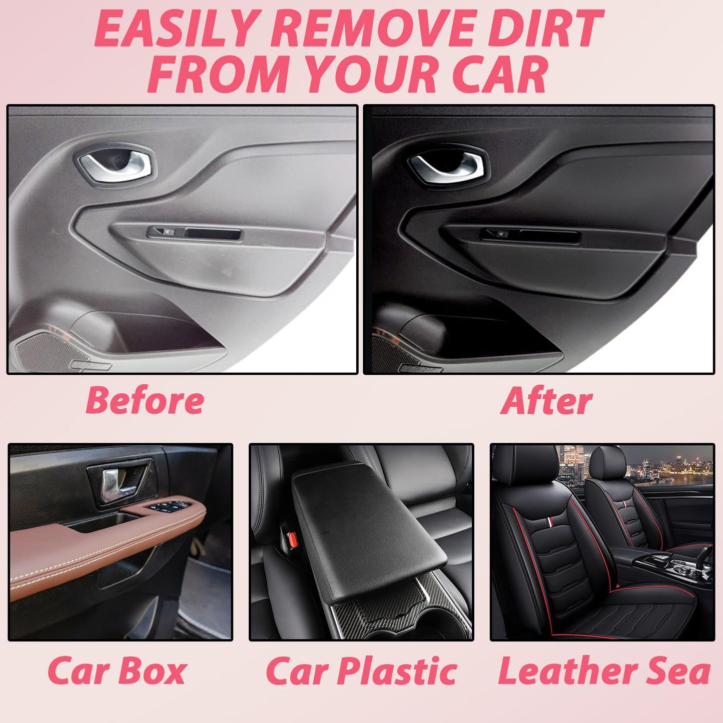 CarpartsX Car Interior Cleaner Interior Polish and Restorer 100ML Deep Clean Polishing Cleane