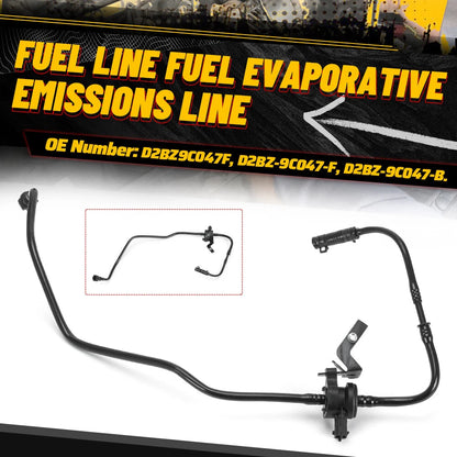 CarpartsX For Ford Fiesta 1.6L Fuel Line Fuel Evaporative Emissions Line Hose D2BZ-9C047-F