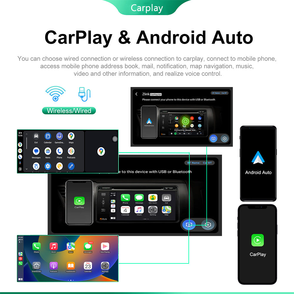 CarpartsX 10Inch Car Stereo Radio GPS Navi Car-play Compatible forFiat Ducato 06-23 Android 13